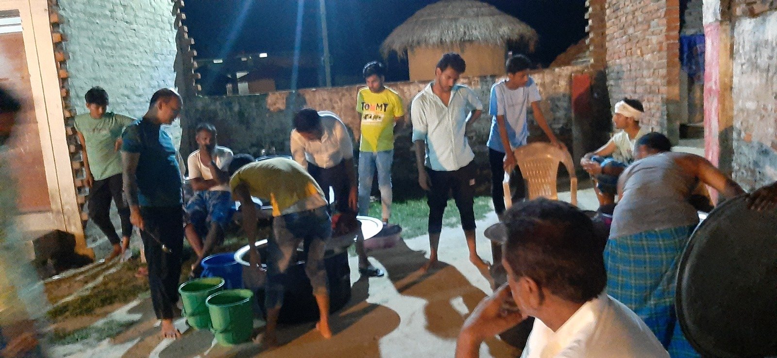 Direct food relief in Motihari