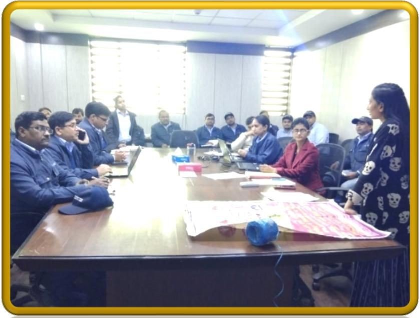Corporate management conference room training