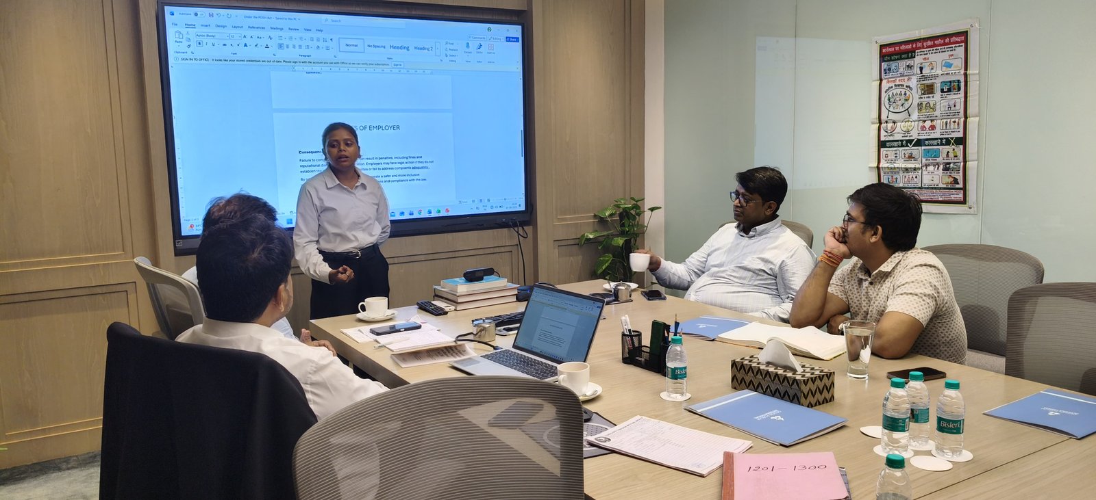 Sensitization and workplace training drive